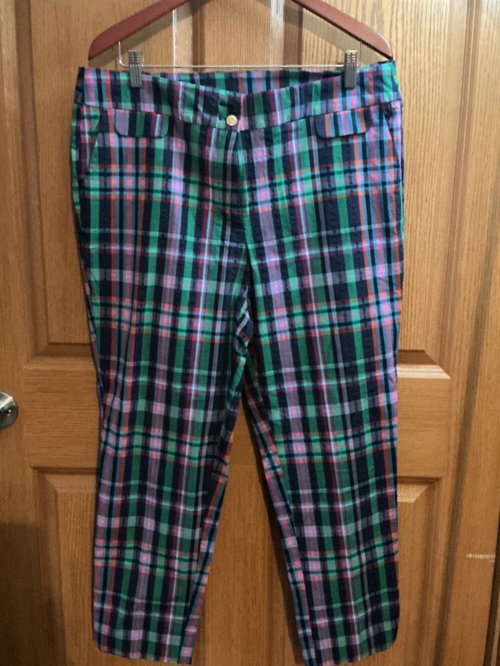 Anne Klein Plaid Pants